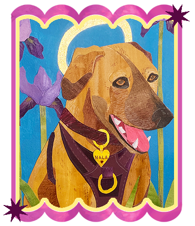 Creating a Collage Pet Portrait: Nala the&nbsp;Lab
